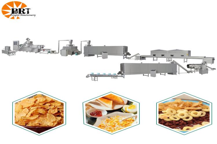 breakfast cereal corn flakes production line